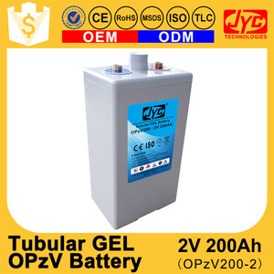 OPzV电池12V 200Ah由6pcs 2V 200Ah高铅酸管状电池串联组成 - Product Image 2