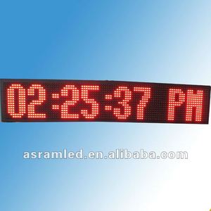 2,3 Zoll 6-stellige LED-Digital wanduhr 1,5 Zoll LED-Digitaluhr-Schaltung modul mit Temperatur, Datums anzeige