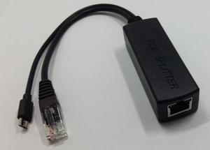 Power over Ethernetスプリッター高速イーサネット48V〜5V2AアイソレーションマイクロUSBPoEスプリッター (IPカメラ用) - Product Image 5
