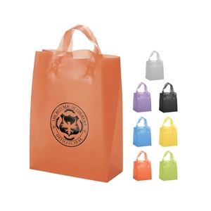 100% Biodegradable Eco-Friendly <strong>Soft</strong> <strong>Loop</strong> <strong>Handle</strong> Plastic Bag Custom Logo Factory Supply for Sushi Noodle Carry LDPE Shopping PE - Product Image 5