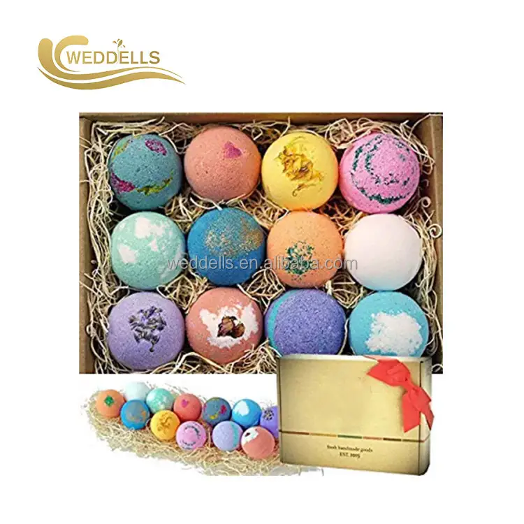 Buy private label organic bath bombs salts for christmas gift