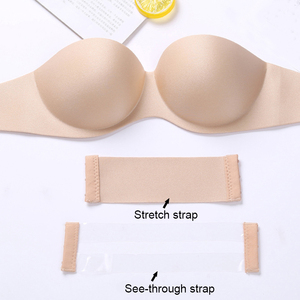 ชุดเดรสแต่งงานสไตล์แฟชั่นใหม่สำหรับผู้หญิงบราดันทรงไร้สายมองไม่เห็น - Product Image 5
