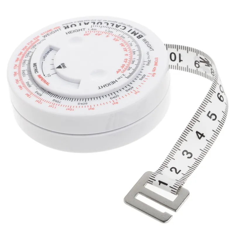 BMI Body Mass Index Einziehbarer Maßband rechner für Diät-Gewichtsverlust-Tools