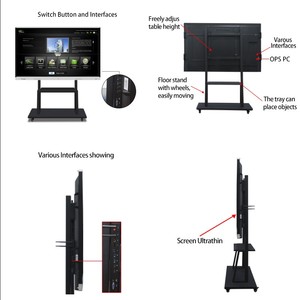Nuovo Modello 86 Pollici A Raggi Infrarossi Touch Screen All In One Computer Digitale Smart Board Lavagna Interattiva - Product Image 4