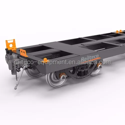 Железнодорожный плоский вагон, вагон, контейнер, вагон