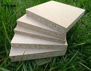 小麦秸秆 mdf 刨花板和小麦高光泽刨花板