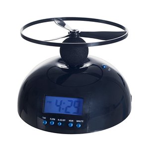 Uçan çalar saat çılgın can sıkıcı tembel helikopter led dijital sunrise ezan kablosuz şarj shenzhen projeksiyon çocuklar seksi kız