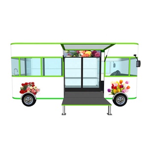 חשמלי כוח חם כלב מזון עגלת למכירה/קיוסק מזון מהיר טנדרים/מזון עגלת נייד עם סופגנייה מכונה
