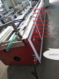 JWELL-Pvc/Wpc Profile สำหรับหน้าต่าง Upvc เครื่องทำ/โปรไฟล์พีวีซีสายการอัดรีดขนาดเล็ก