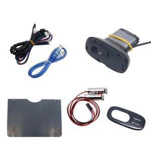 Scanner a laser 3d diy 3d com câmera ciclop 3d, kit de scanner avançado com fonte aberta c270
