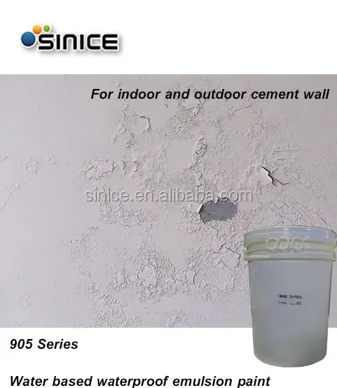 Taiwan made waterproof waterborne emulsion based surface finish for internal wall paint