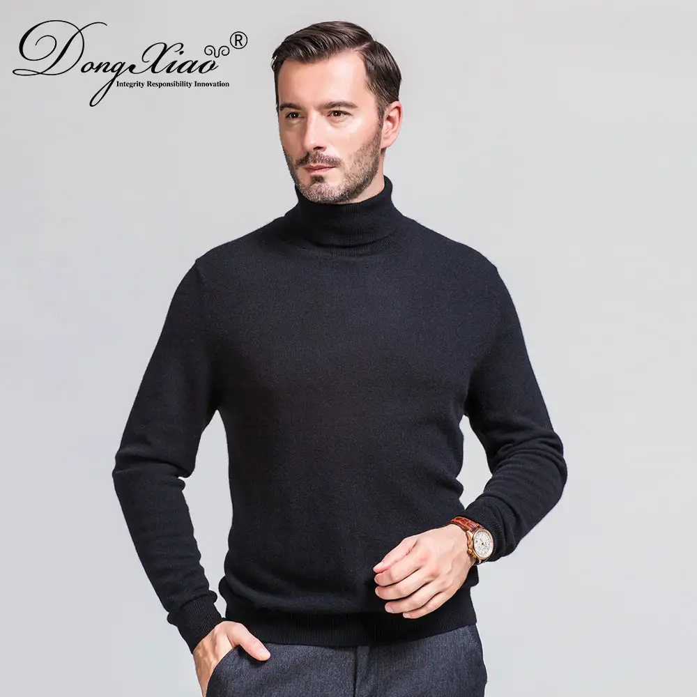 Wholesale Clothing Dubai Man Pullover Cashmere Hand Knitted Sweater from China Winter Clothes for Men Standard Adults Offered