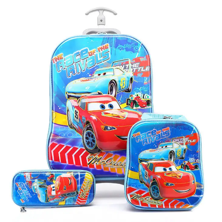 مخصصة عالية الجودة المستخدمة حقيبة مدرسية الأطفال الطالب حقيبة مدرسية عربة مع عجلة