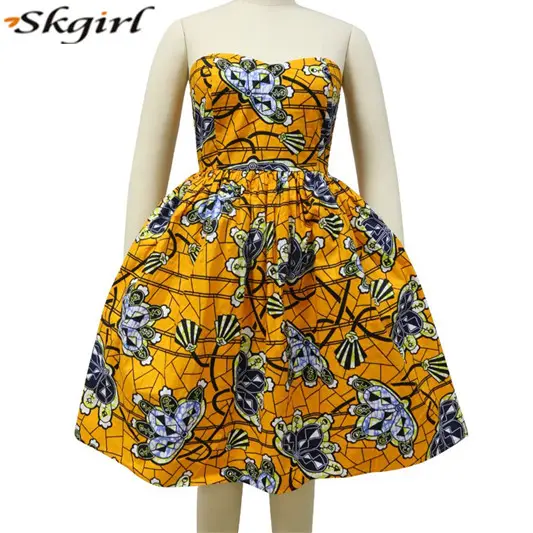 Moda afrika kitenge balo elbise tasarımları elbise