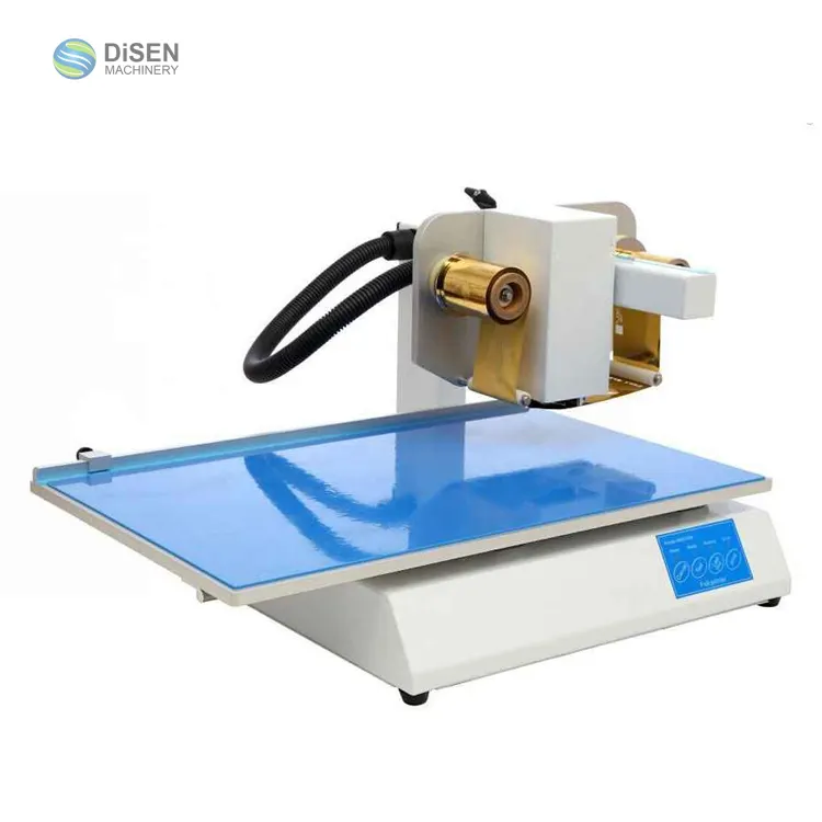 computerized desktop table top paper hot foil stamping machine for invitation paper