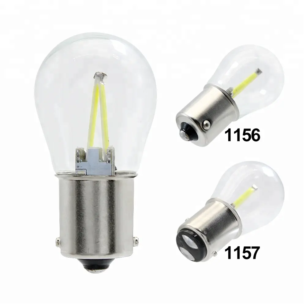 Approvisionnement d'usine A Mené La Lumière De Voiture S25 1156 Led Ampoule De Frein Signal Clignotant Super Léger 12 V