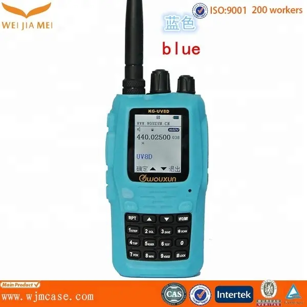 Radio móvil de banda dual con cubierta de silicona, interfono 40w, buen precio de fábrica
