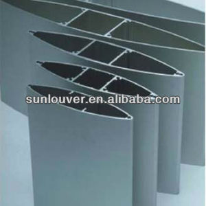Exterior Aluminium <strong>Louvre</strong> <strong>Sun</strong> <strong>Louvre</strong> with Ellipse Shape Used for Building Facade - Product Image 6