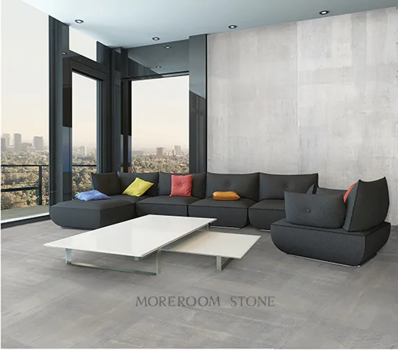 Telha de concreto de grande formato, para parede, pedra de construção rústica, escorregadia, anti derrapante, para piso
