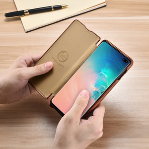 2019 中国制造商真皮手机翻盖三星 Galaxy S 10 案例