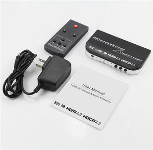 Conmutador HDMI 2x1 de alta calidad versión 2,0 con conmutador de video de salida de audio SPDIF HDMI - Product Image 6