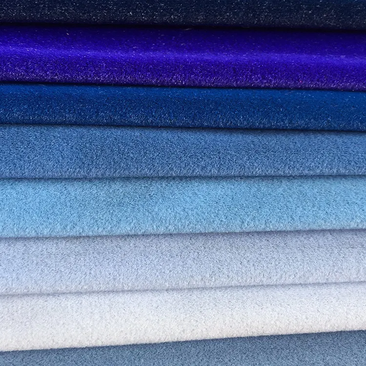 Velvet Upholstery Frosted Velvet 100% Polyester Flannel Plush Fabric