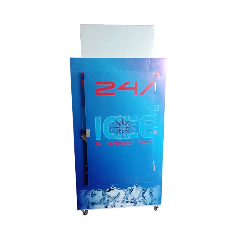 Uso esterno Merchandiser ghiaccio solido frigorifero insaccato per apparecchiature di refrigerazione