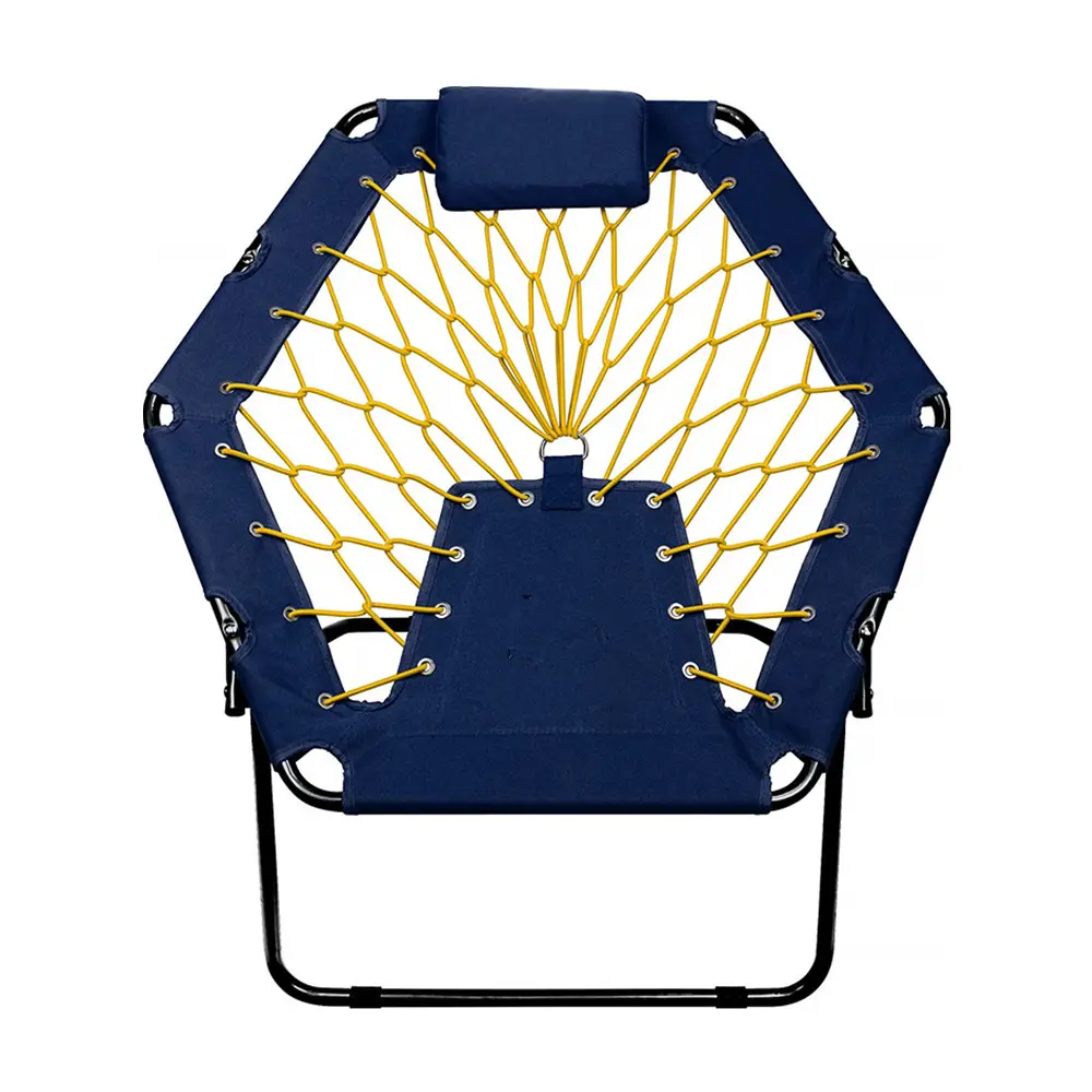 Chaise lunaire Portable pliante en acier inoxydable, meuble de jardin