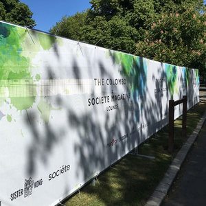 Banderines gráficos de publicidad de envoltura de valla personalizada, <span class=keywords><strong>banner</strong></span> de malla para eventos al aire libre