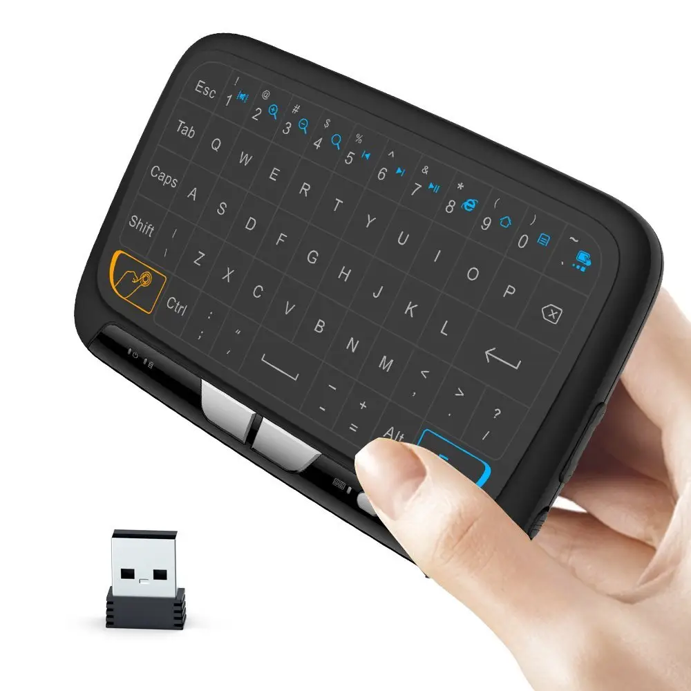 H18 2.4G Hz Keyboard Nirkabel Mouse Combo Adalah Mitra Terbaik untuk Android TV Box, PC Windows