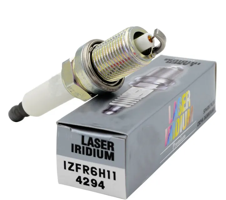 LR AUTO Laser IRIDIUM Bougies d'allumage pour moteurs IZFR6H11 12122158252 12120032135 12120032134 12127526799 Pour BMW E46 E53 E60 E61 E63