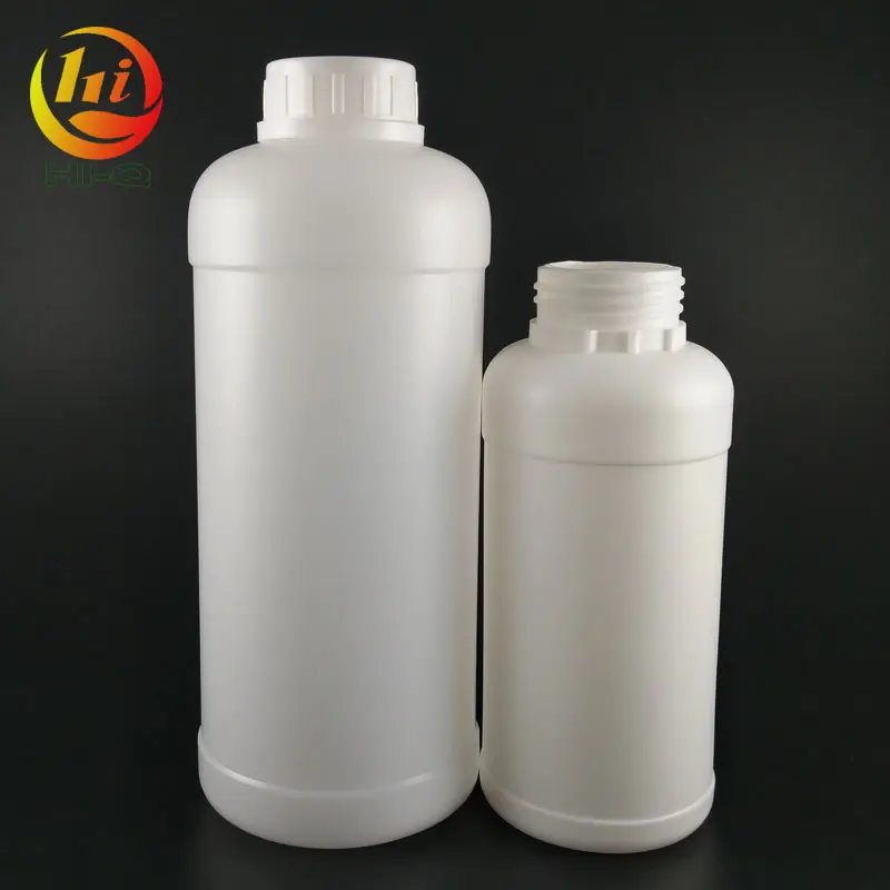 Botella vacía de plástico hdpe, envase de 500 ml, fabricante en china, 1 litro