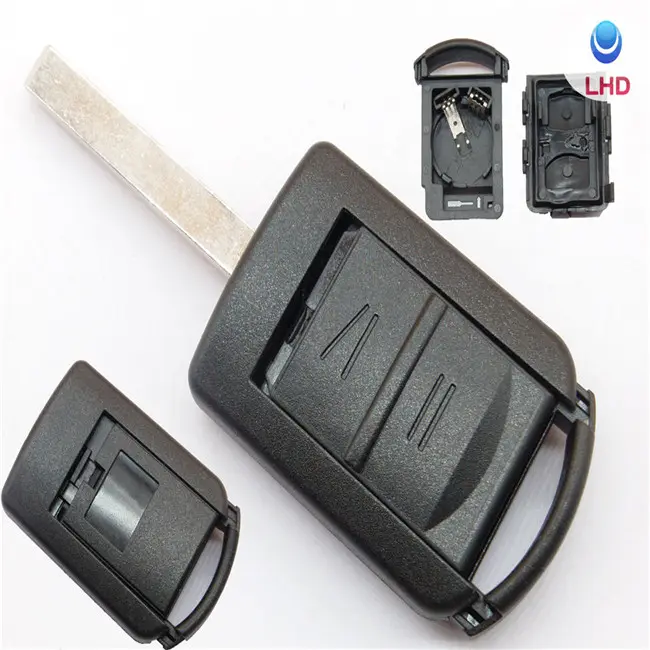 2 Tombol Uncut Blade Remote Mobil Kunci Shell untuk Vauxhall Opel Corsa Agila Meriva Combo Case Kunci Mobil