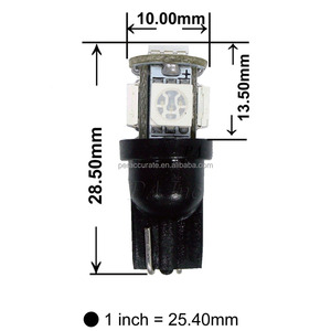 Hyuga סיטונאי צבע ורוד t10 5050 194 168 w5w רכב רכב מנורת נורה הוביל עבור זנב (חתיכה)