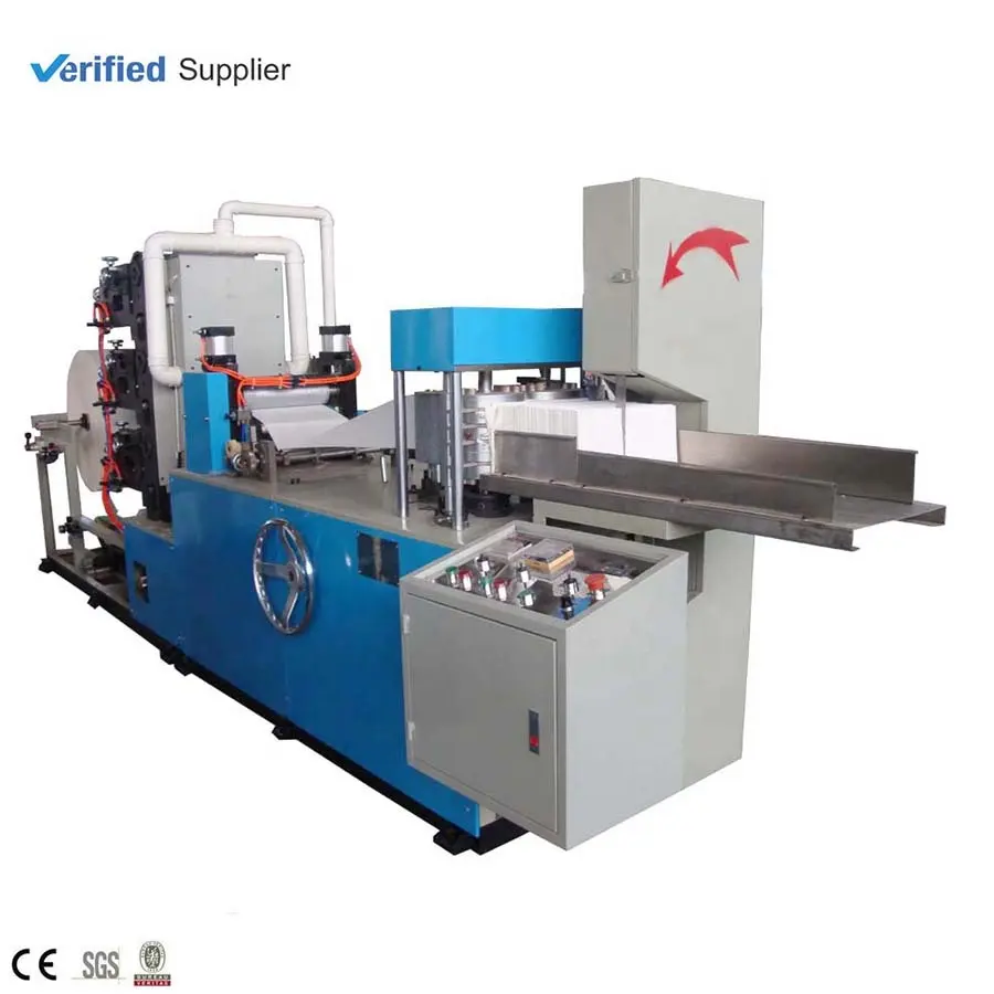 Serviette Napkin Folding and Printing Machine Paper cutting machine