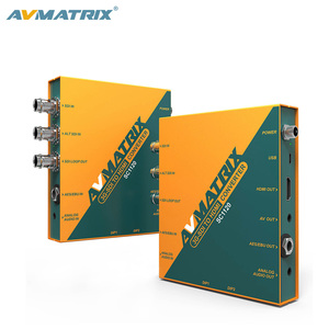 具有音频/AES/EBU 嵌入式接口的 AVMATRIX 3G-SDI 转 HDMI 和 AV 定标广播转换器 - Product Image 1