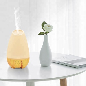 Eco Friendly Wood Base <strong>Ultrasonic</strong> Aromatherapy Nebulizer <strong>Diffuser</strong>, Spa Mist <strong>Diffuser</strong> <strong>with</strong> <strong>Timer</strong> and Light - Product Image 2