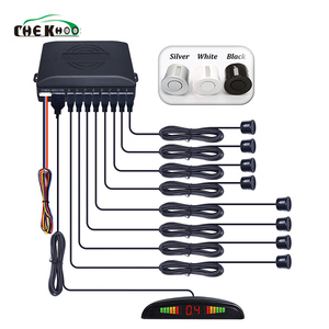 Parktronic-Sensor de estacionamiento LED para coche, sistema de detección de Radar de aparcamiento con 8 sensores de marcha atrás, 22MM, pantalla de retroiluminación - Product Image 1
