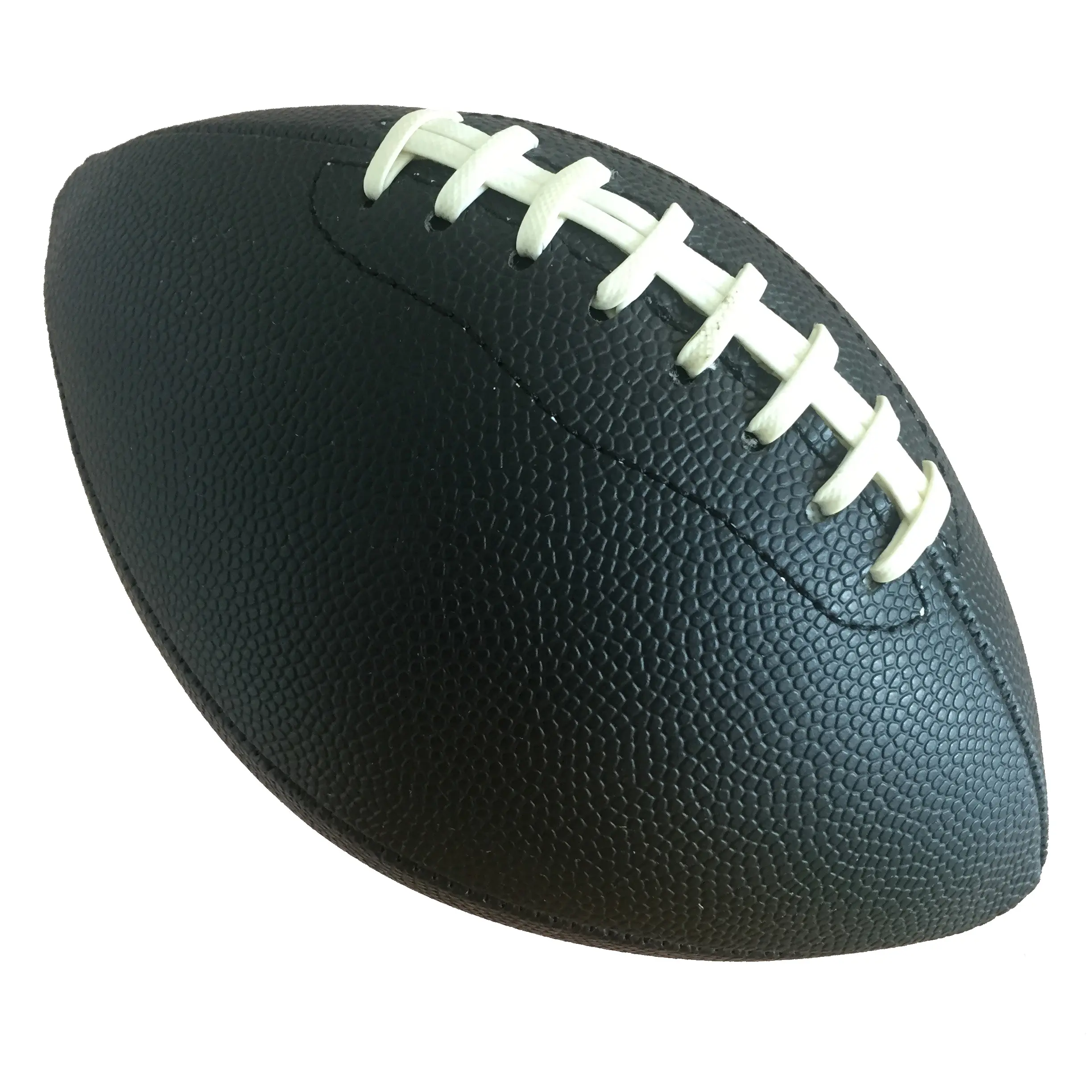 ActEarlier आउटडोर खेल माल टीम के प्रशिक्षण प्रचारक उपहार सभी काले मिनी अमेरिकी फुटबॉल रग्बी गेंदों आकार 3