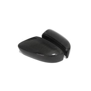 カーボンミラーカバー1:1交換用OEM装備サイドミラーカバー (フォルクスワーゲンPOLO 2011 2012 2013用) LEDライトなし