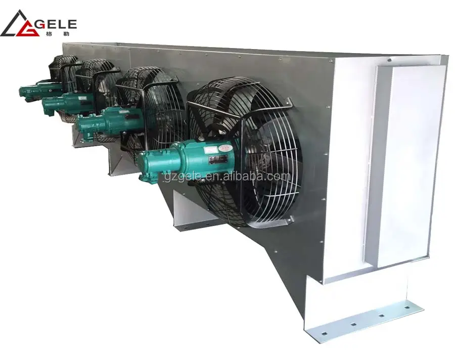 Personalizado de Gas Natural de acero inoxidable tubo con aletas de unidad de calentador y el intercambiador de calor con sopladores para ganado incubadoras