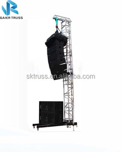 Line Array Speaker Truss Lift Stand con Display a traliccio a mano con paranco a catena Line Array Truss per concerti all'aperto - Product Image 3