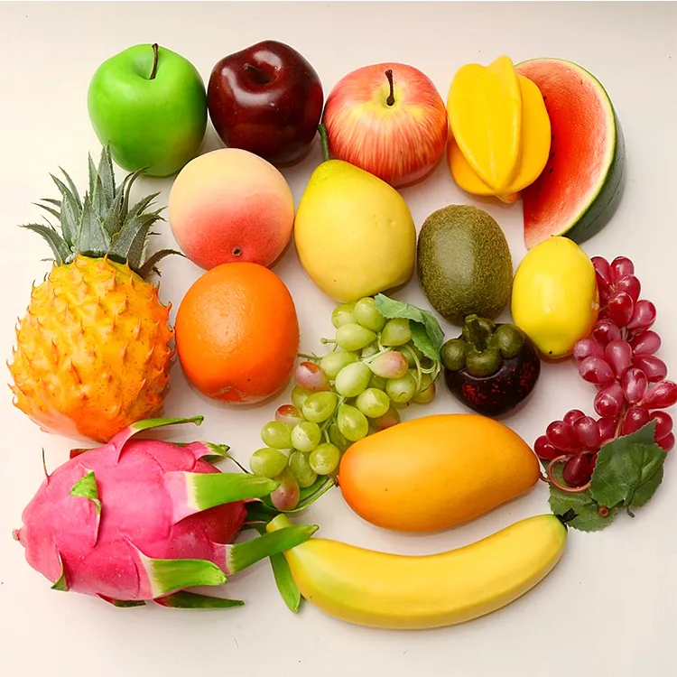 ODM & OEM, Декоративные искусственные фрукты из пеноматериала, украшения для дома, искусственные фрукты