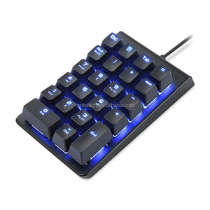 MOTOSPEED K22 Mechanical <strong>Numeric</strong> <strong>Keypad</strong> Wired 22 Keys Mini Numpad Backlight <strong>Keyboard</strong> Extended Layout Factory - Product Image 2