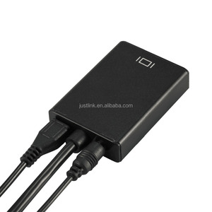 Cable convertidor OEM 1080p con audio y alimentación usb para pc a hdtv, convertidor vga macho a hdmi hembra vga a hdmi, color negro - Product Image 6