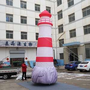 Cao cấp <span class=keywords><strong>inflatable</strong></span> phim hoạt hình lâu đài tháp <span class=keywords><strong>inflatable</strong></span> ngọn hải đăng cho các sự kiện quảng cáo vui chơi giải trí công viên trang trí - Product Image 2