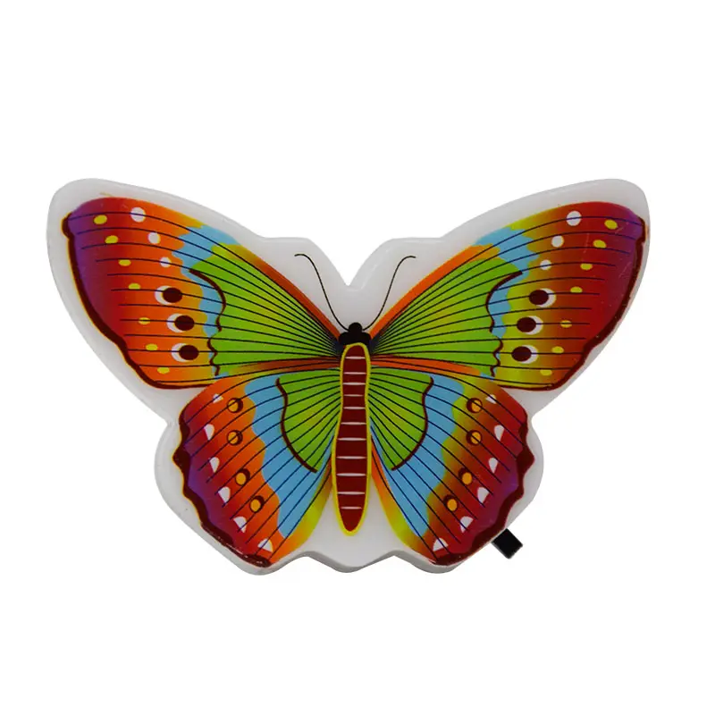 Oltre 15 anni di esperienza in fabbrica US EU Plug mini bambini led promozionali per bambini presa a muro luci notturne plug in butterfly