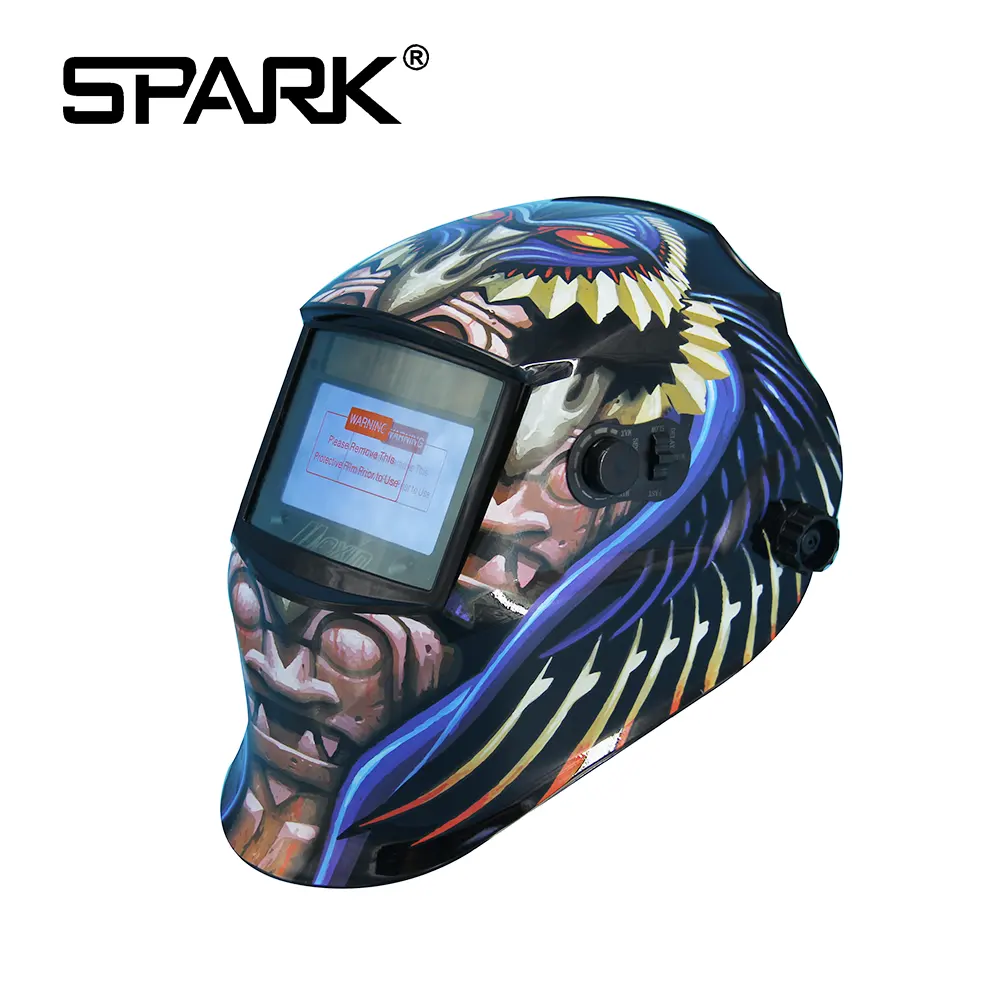 SPARK 4 sensor solar auto oscurecimiento máscara casco soldadura