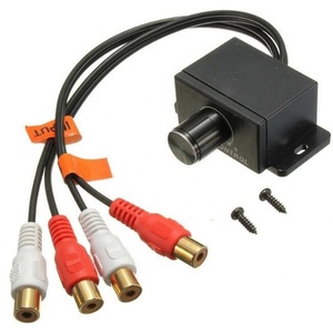 Amplificador de potencia para coche, regulador de volumen, potenciómetro para coche, encabezado RCA, entrada/salida - Product Image 1