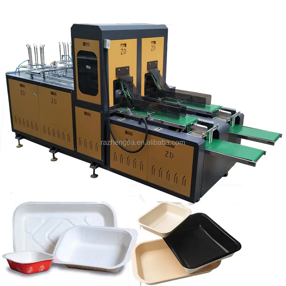 Máquina automática de fabricación de platos de papel, máquina de fabricación de platos desechables